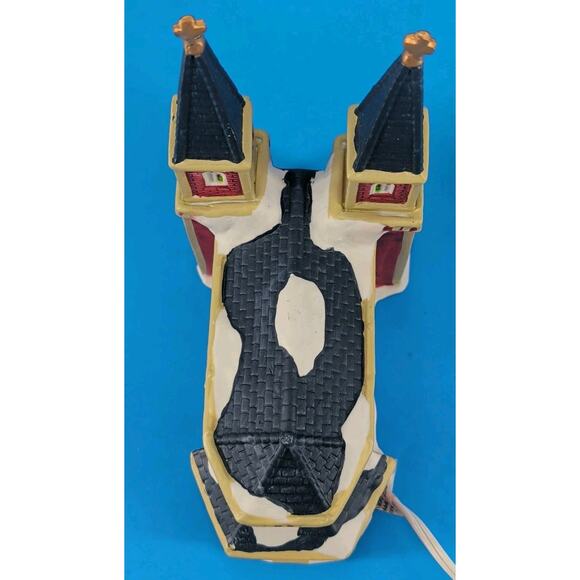 Christmas Valley Collectable 1993 Church Vintage Lighted Original Box - Picture 7 of 16